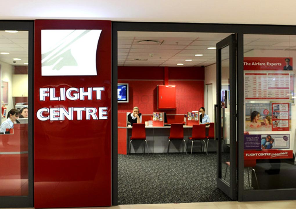 Brand Consultancy in Hospitality Industry. Retail space for Flight Centre.